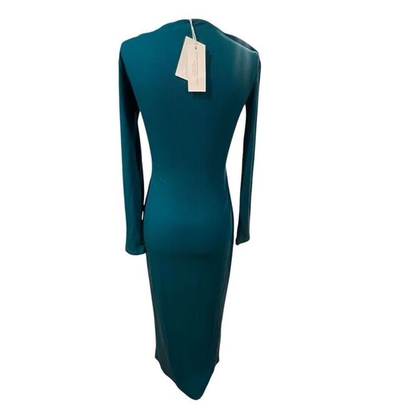 NWT L Space Hayden dress women's size large long with side slit - Picture 11 of 16